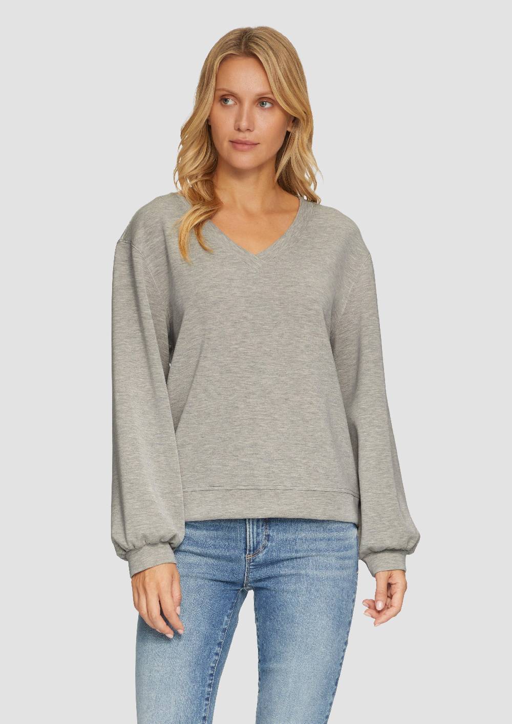 S.Oliver Scuba-Sweatshirt Mit V-Ausschnitt