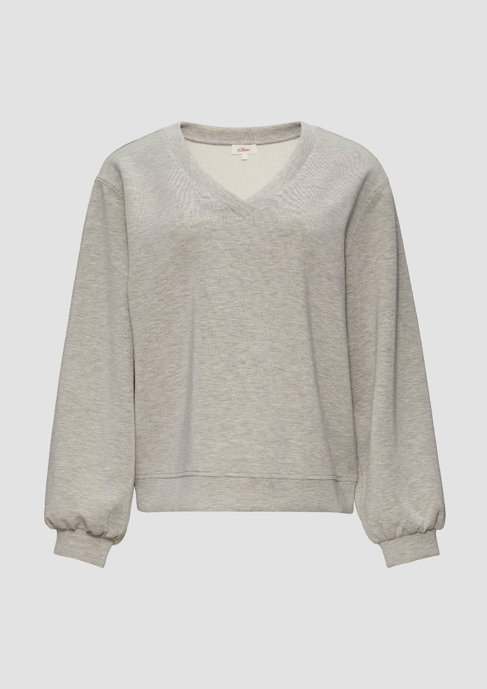 S.Oliver Scuba-Sweatshirt Mit V-Ausschnitt