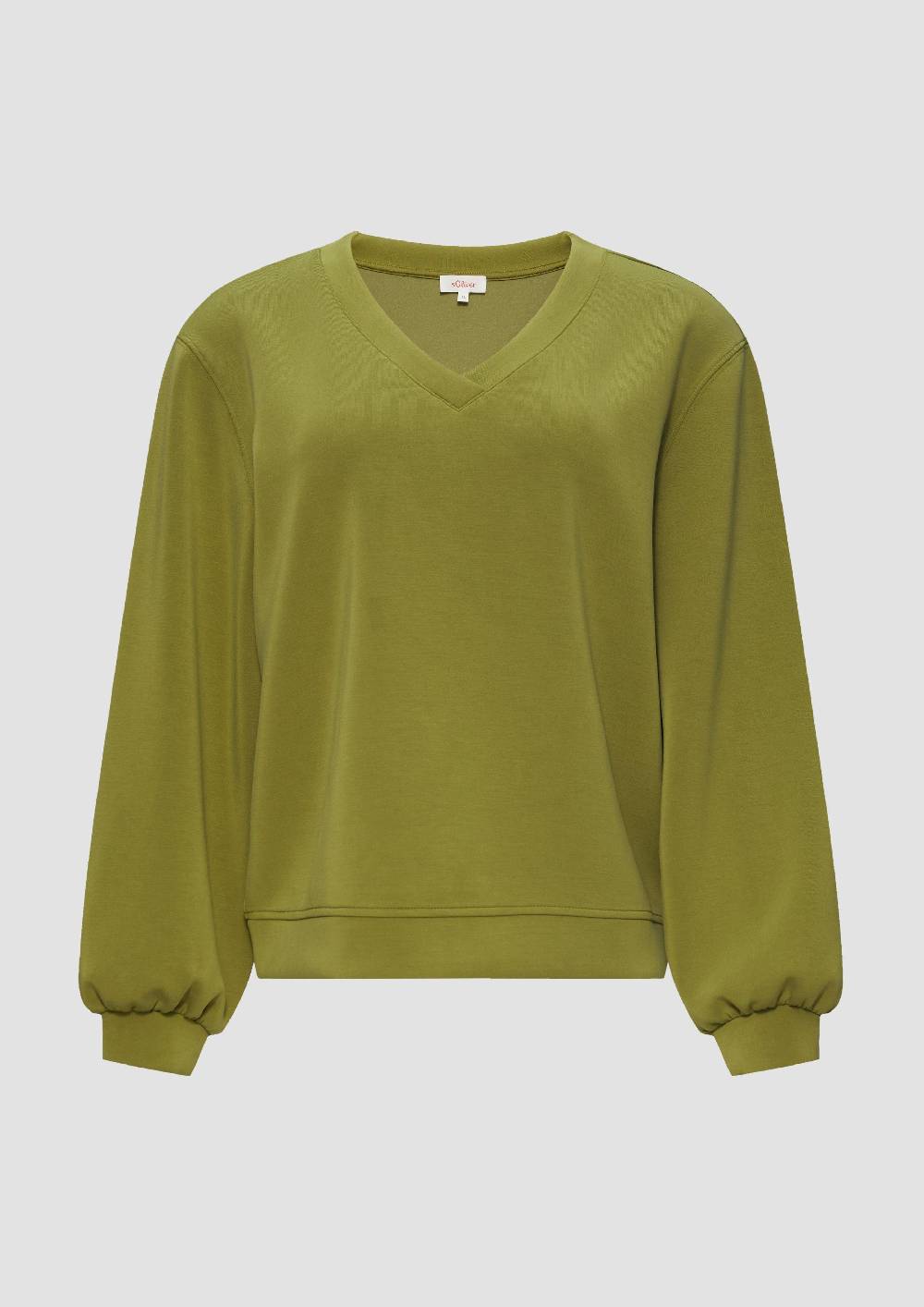 S.Oliver Scuba-Sweatshirt Mit V-Ausschnitt