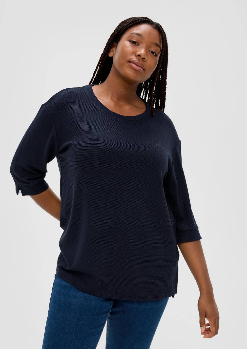 S.Oliver Shirt Aus Viskosestretch