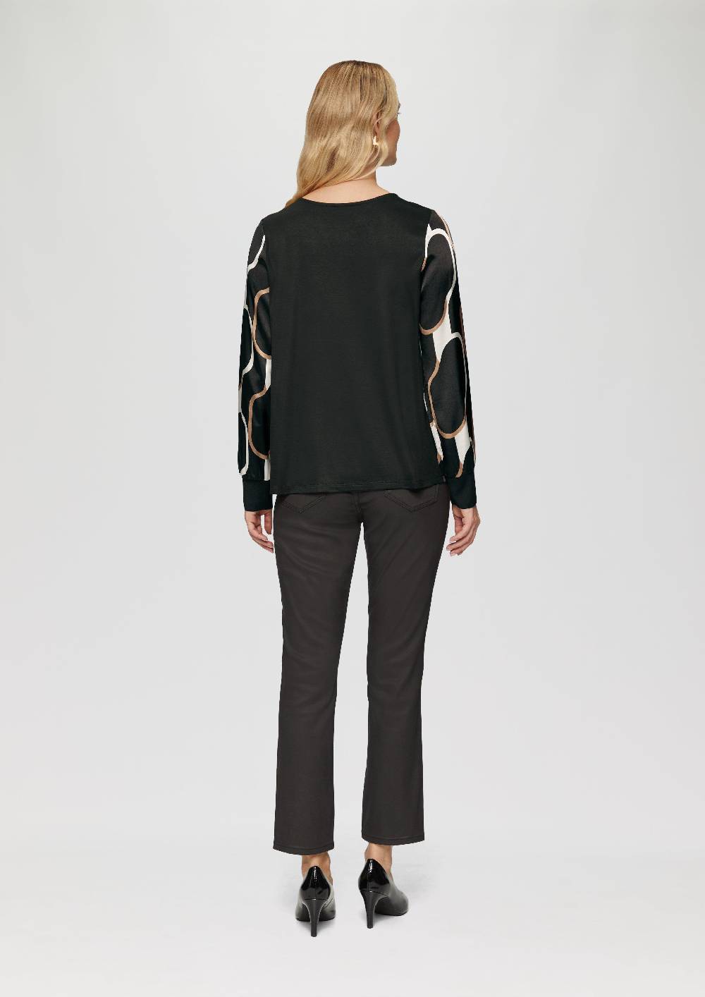 S.Oliver Shirt Im Fabricmix Mit Raff-Details