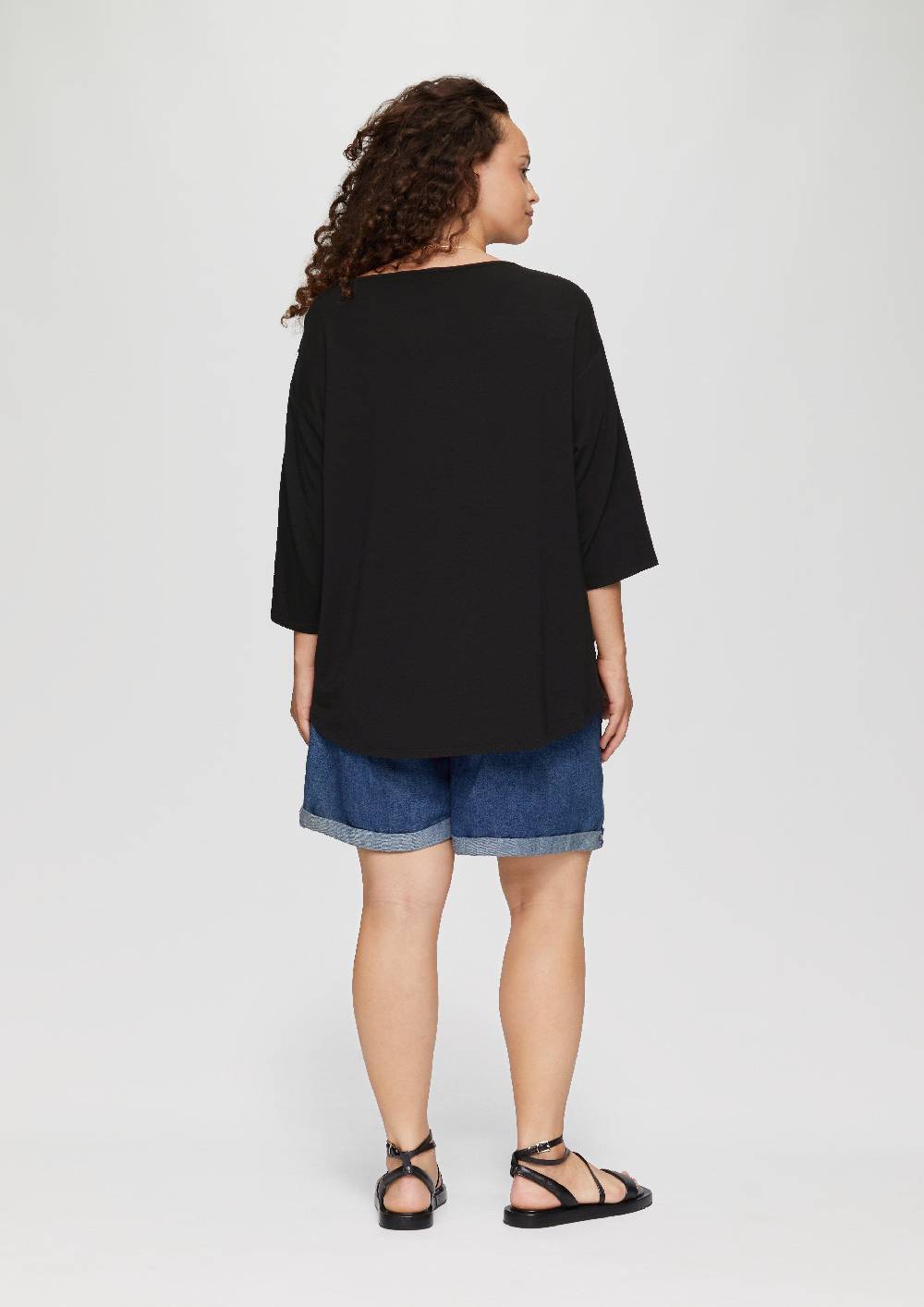 S.Oliver Shirt Im Fabricmix Und Loose Fit