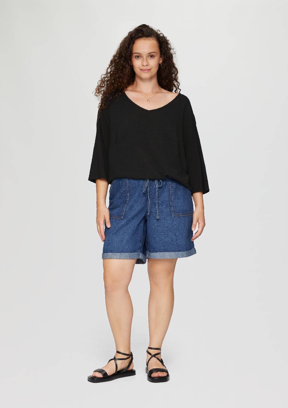 S.Oliver Shirt Im Fabricmix Und Loose Fit