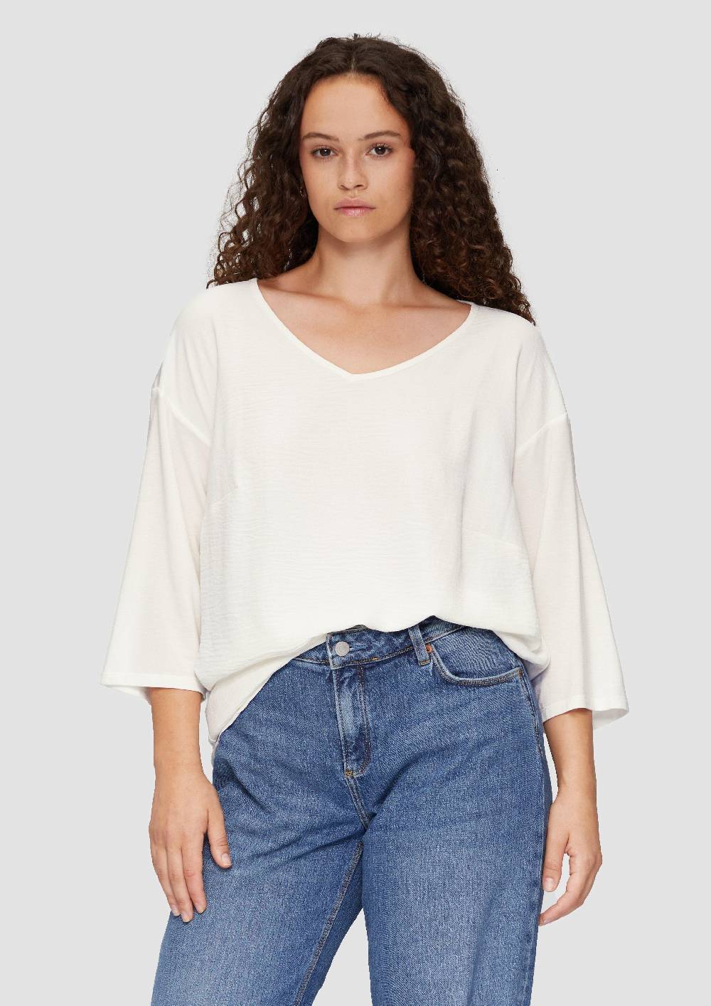 S.Oliver Shirt Im Fabricmix Und Loose Fit