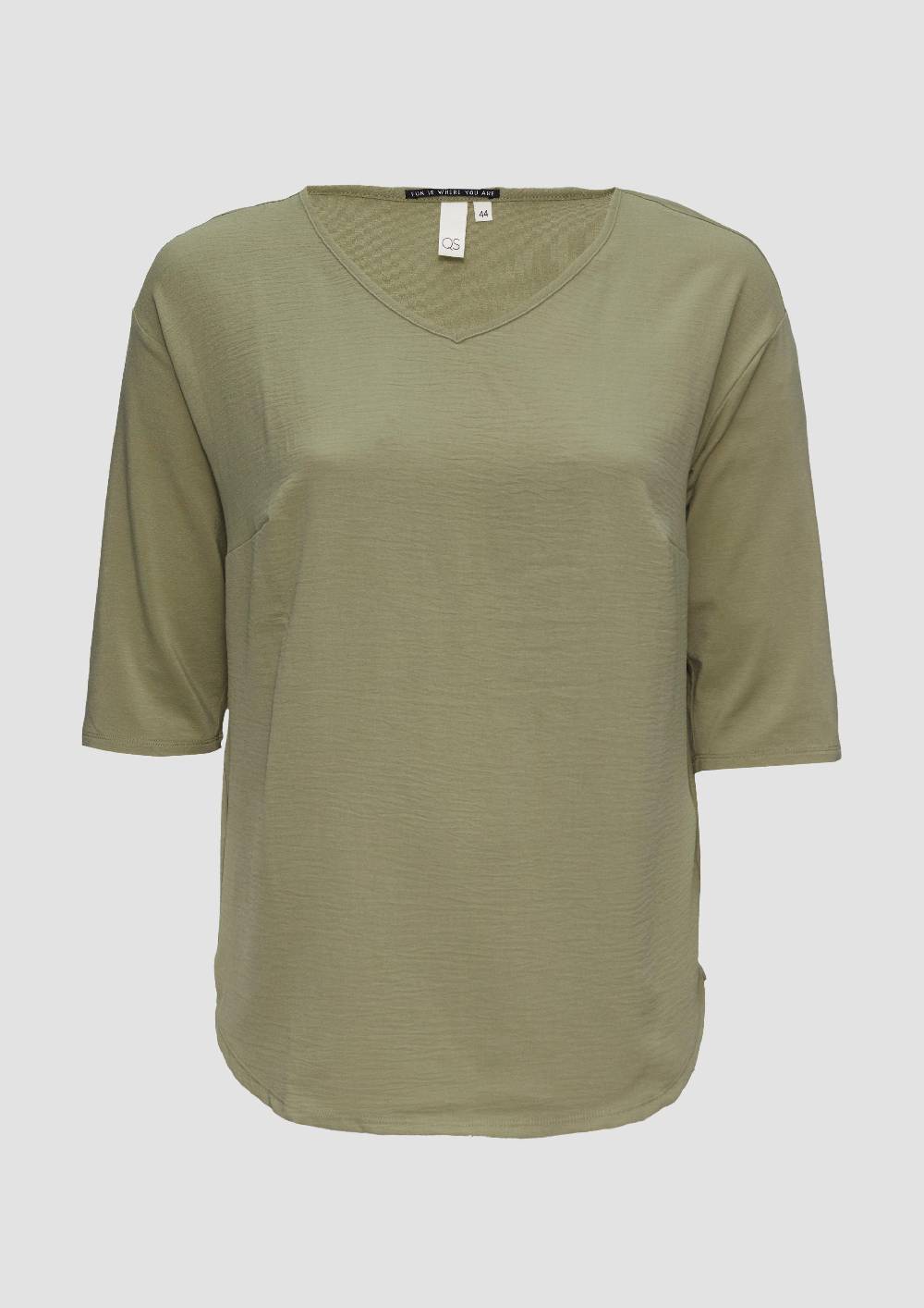 S.Oliver Shirt Im Fabricmix Und Loose Fit