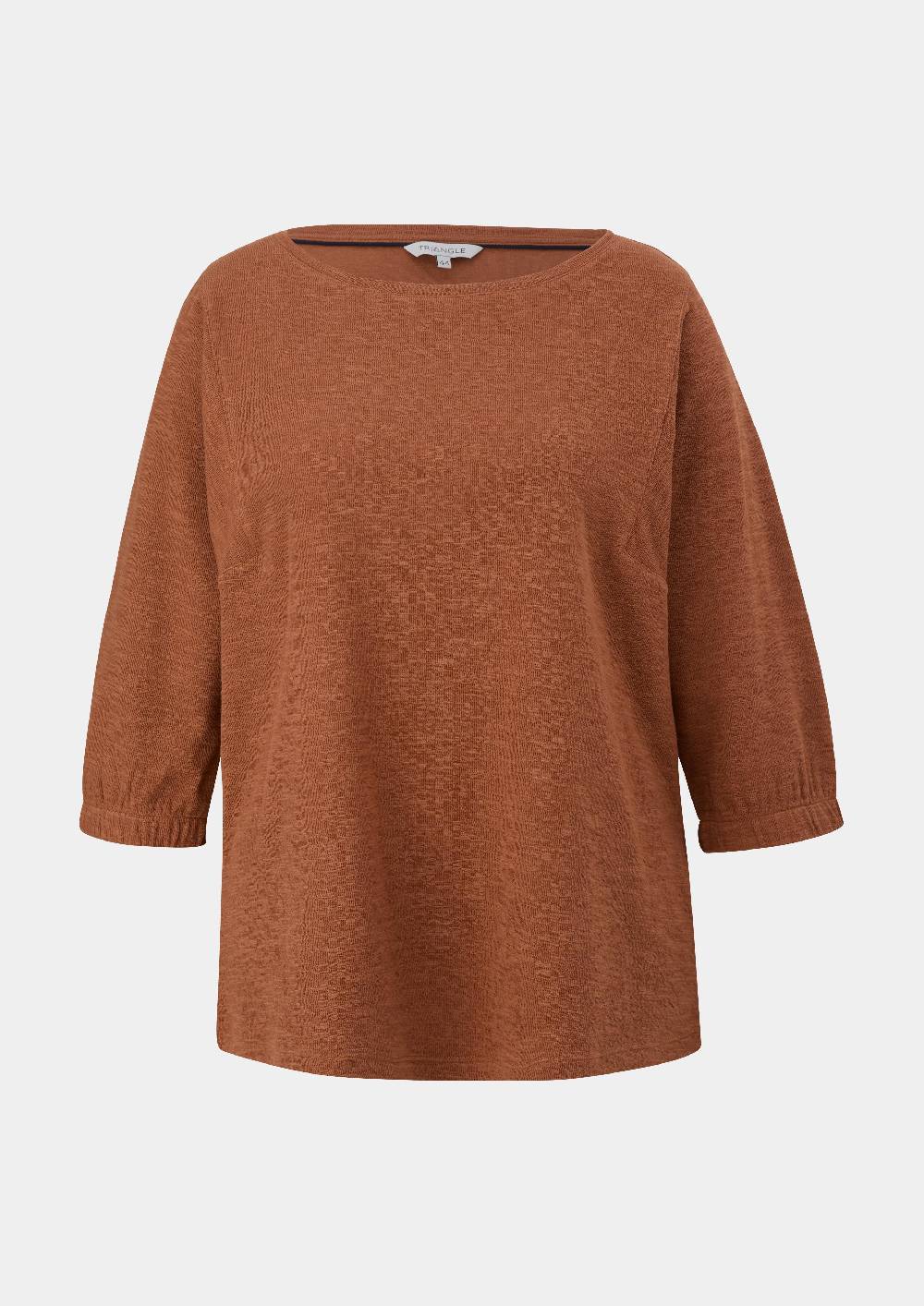 S.Oliver Shirt Mit Flammgarnstruktur