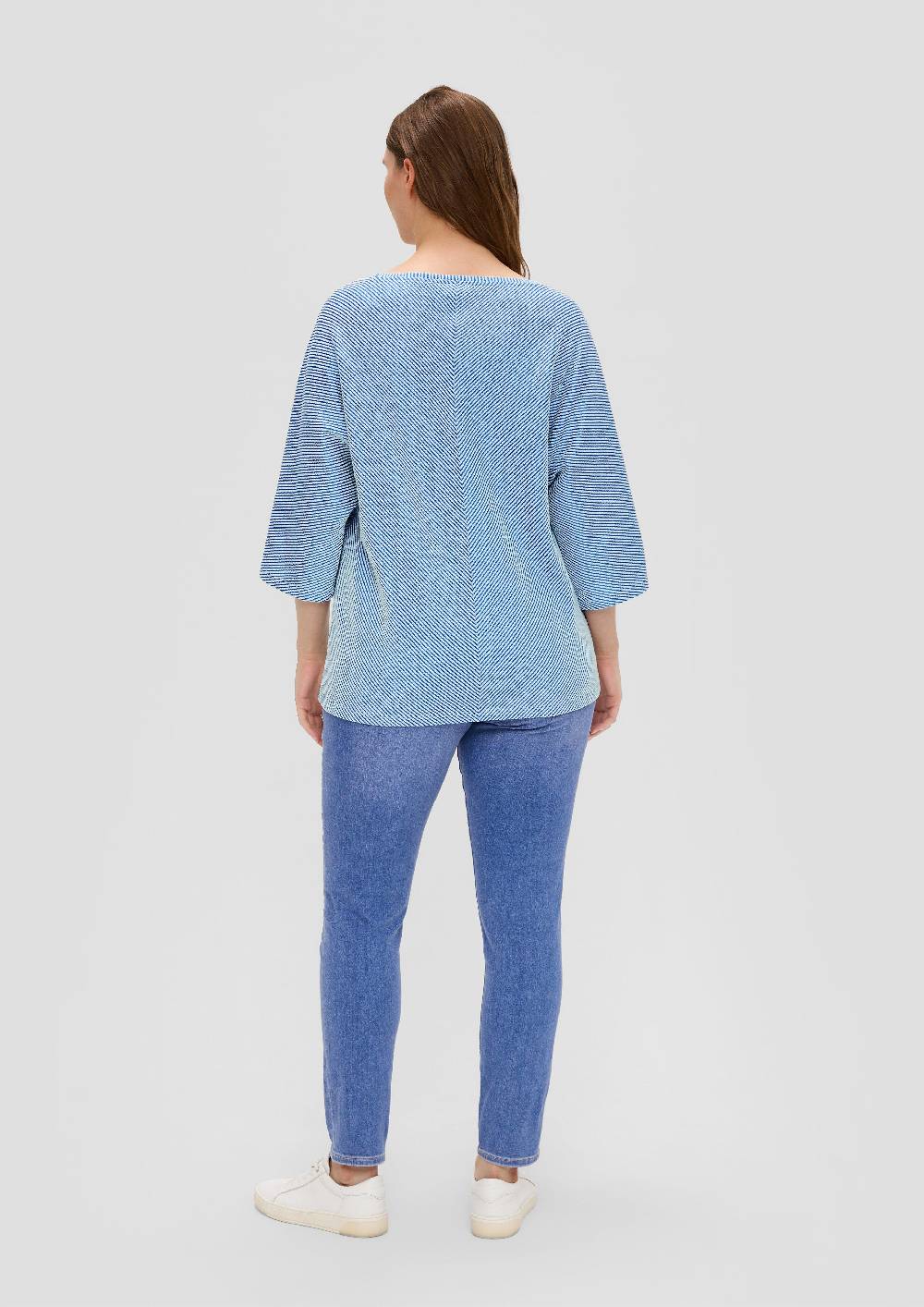 S.Oliver Shirt Mit Streifenstruktur