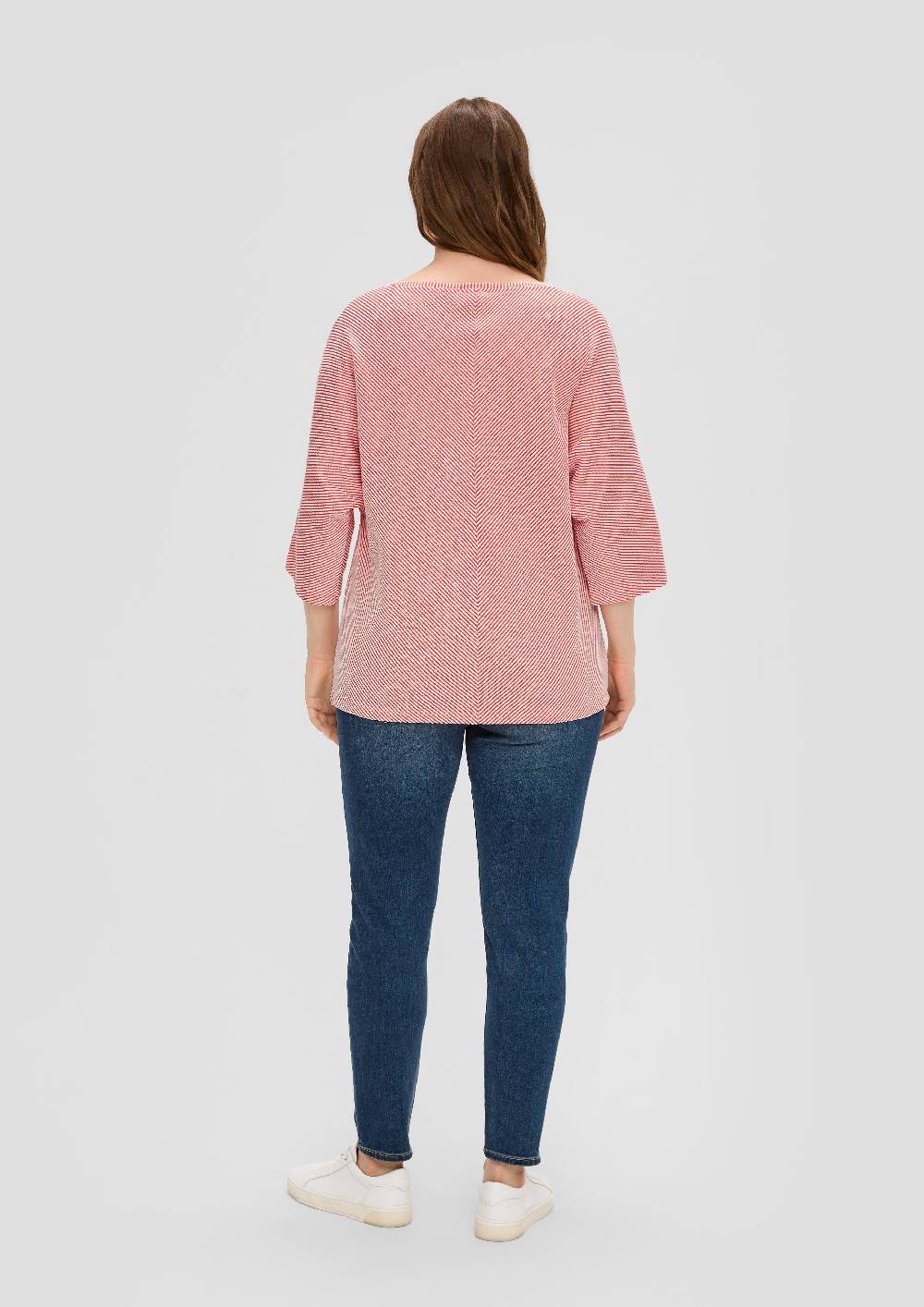 S.Oliver Shirt Mit Streifenstruktur