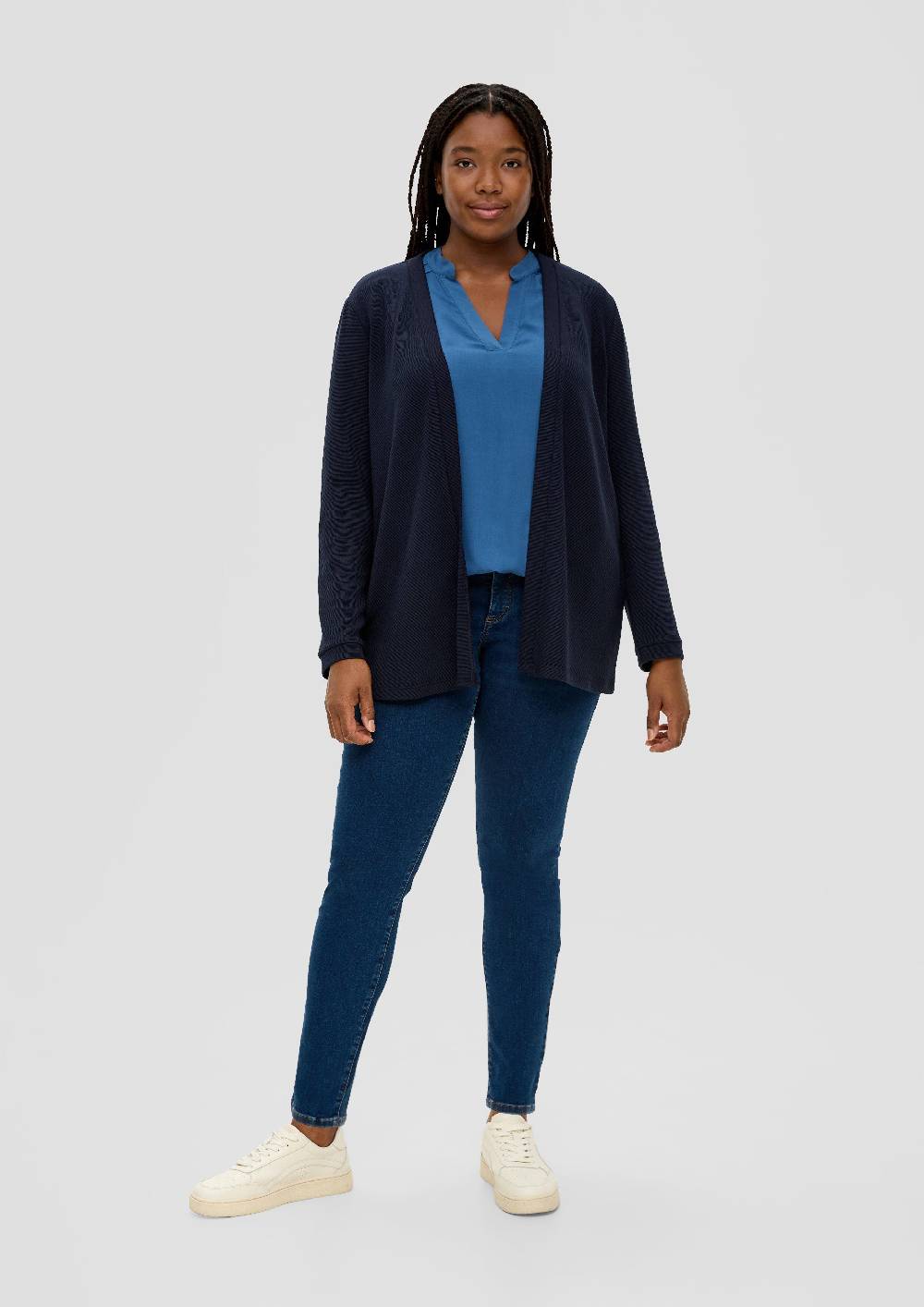 S.Oliver Shirtjacke Mit Ottomanstruktur