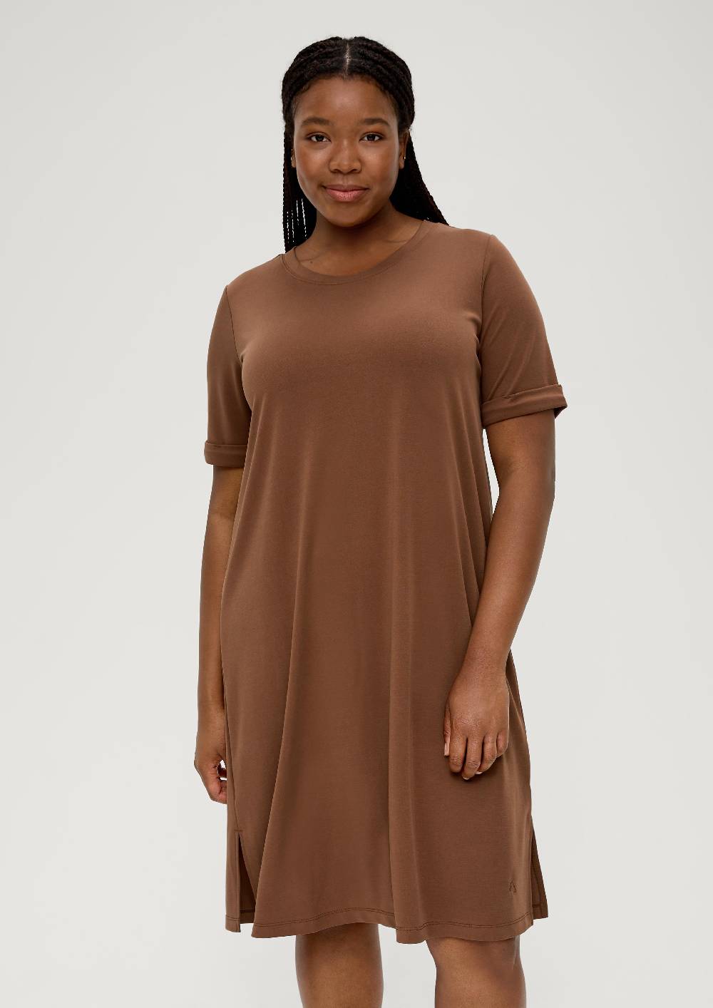 S.Oliver Shirtkleid Aus Modalmix