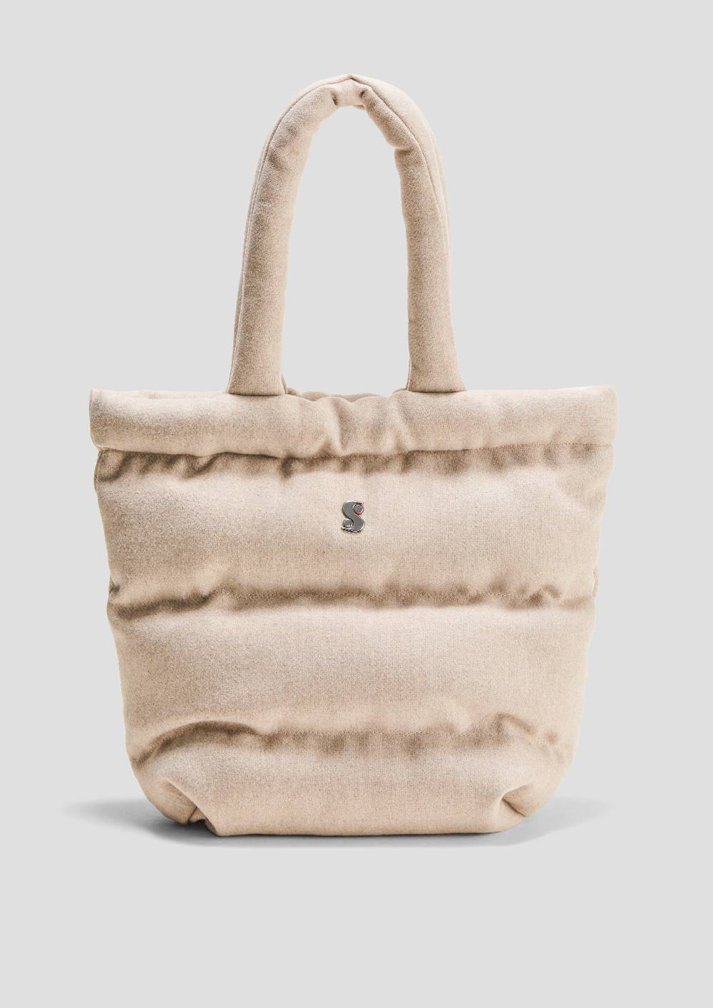 S.Oliver Shopper Aus Wollmix Mit Steppung