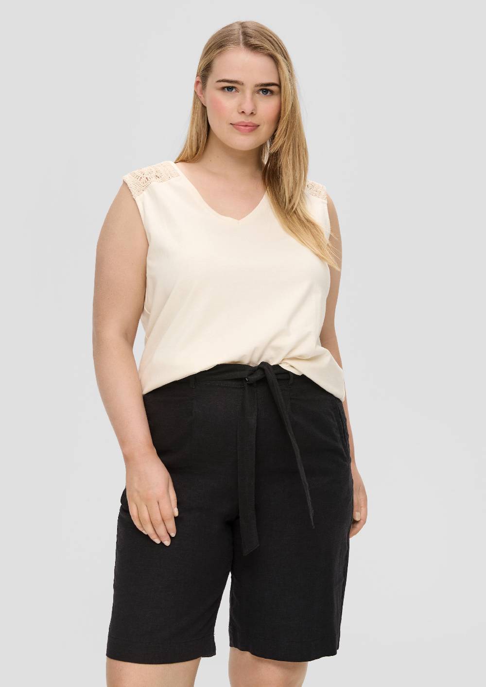 S.Oliver Shorts Aus Leinenmix