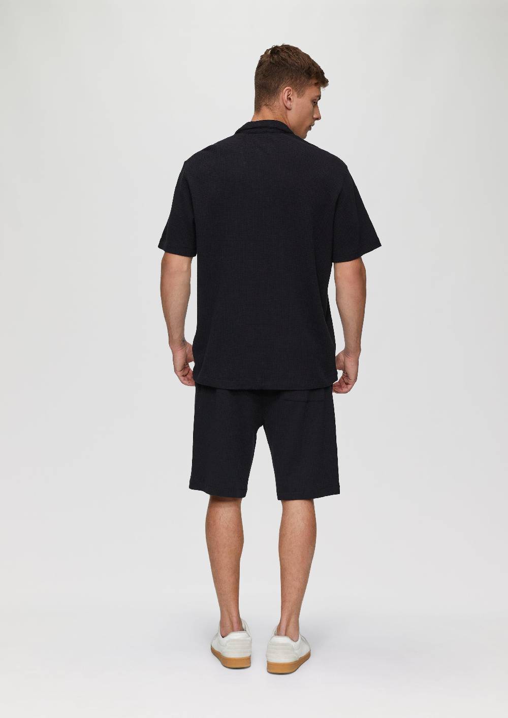 S.Oliver Shorts Aus Waffelpiqué Mit Elastikbund