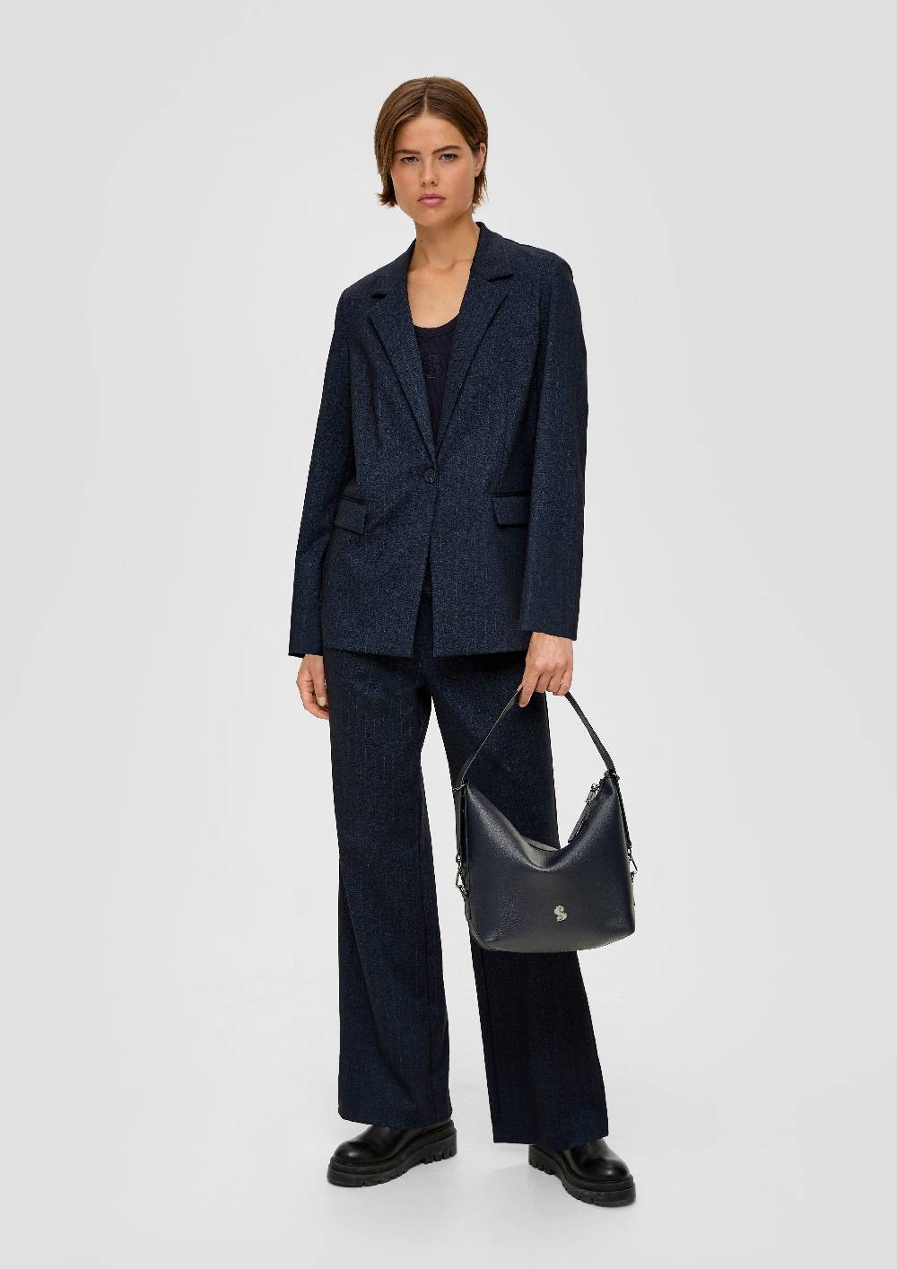 S.Oliver Shoulder Bag Mit Leder-Optik