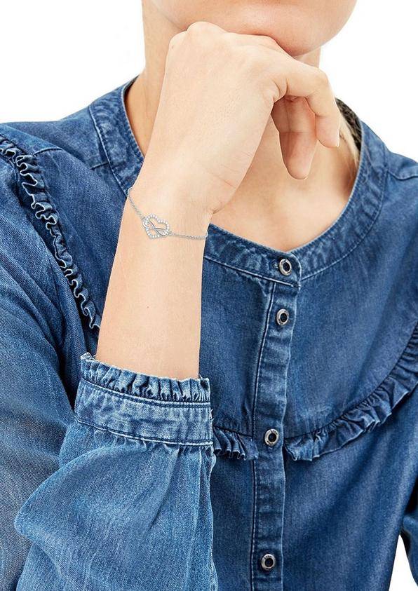 S.Oliver Silber-Armband Herz/Infinity