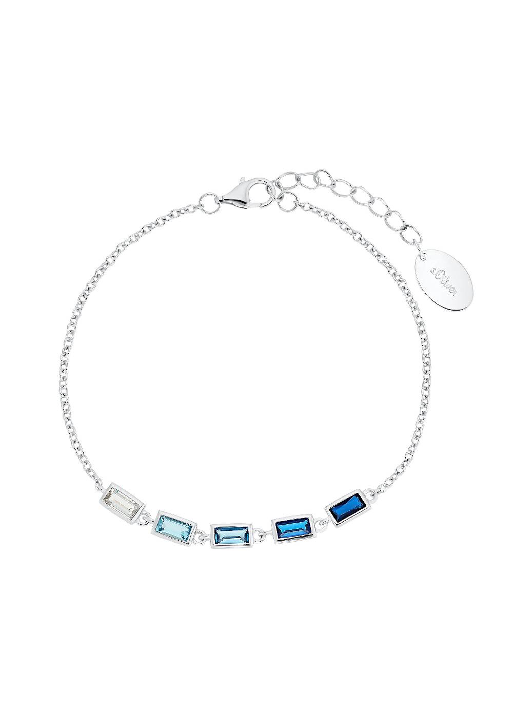 S.Oliver Silber-Armband Mit Zirkonia