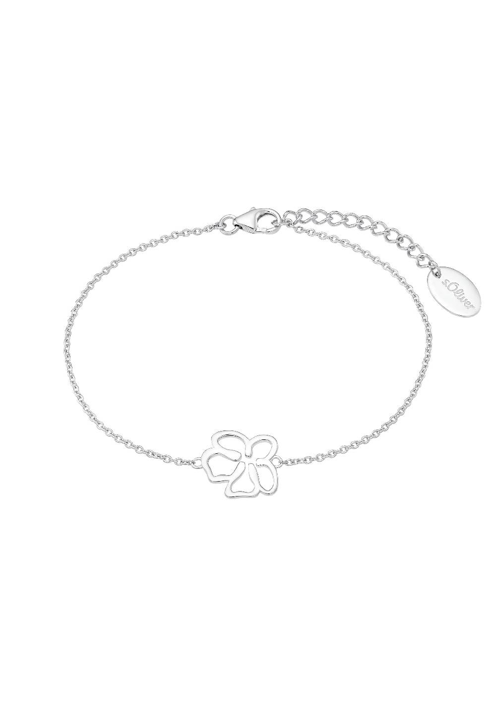 S.Oliver Silber-Armkette Blume