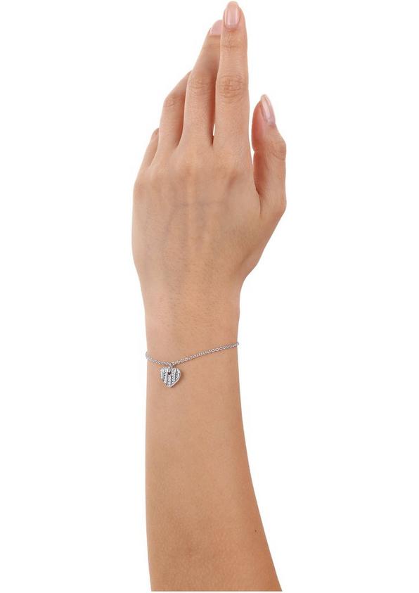 s.Oliver Silber-Armkette mit Herz-Motiv