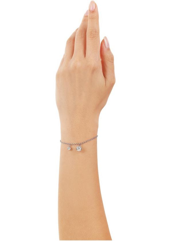 s.Oliver Silber-Armkette mit Zirkonia-Anhängern