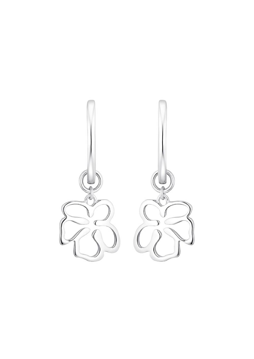 S.Oliver Silber-Creolen Blume