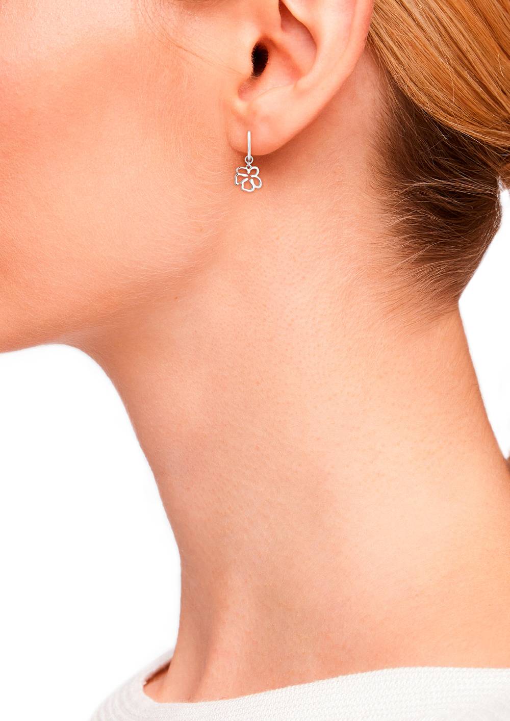 S.Oliver Silber-Creolen Blume