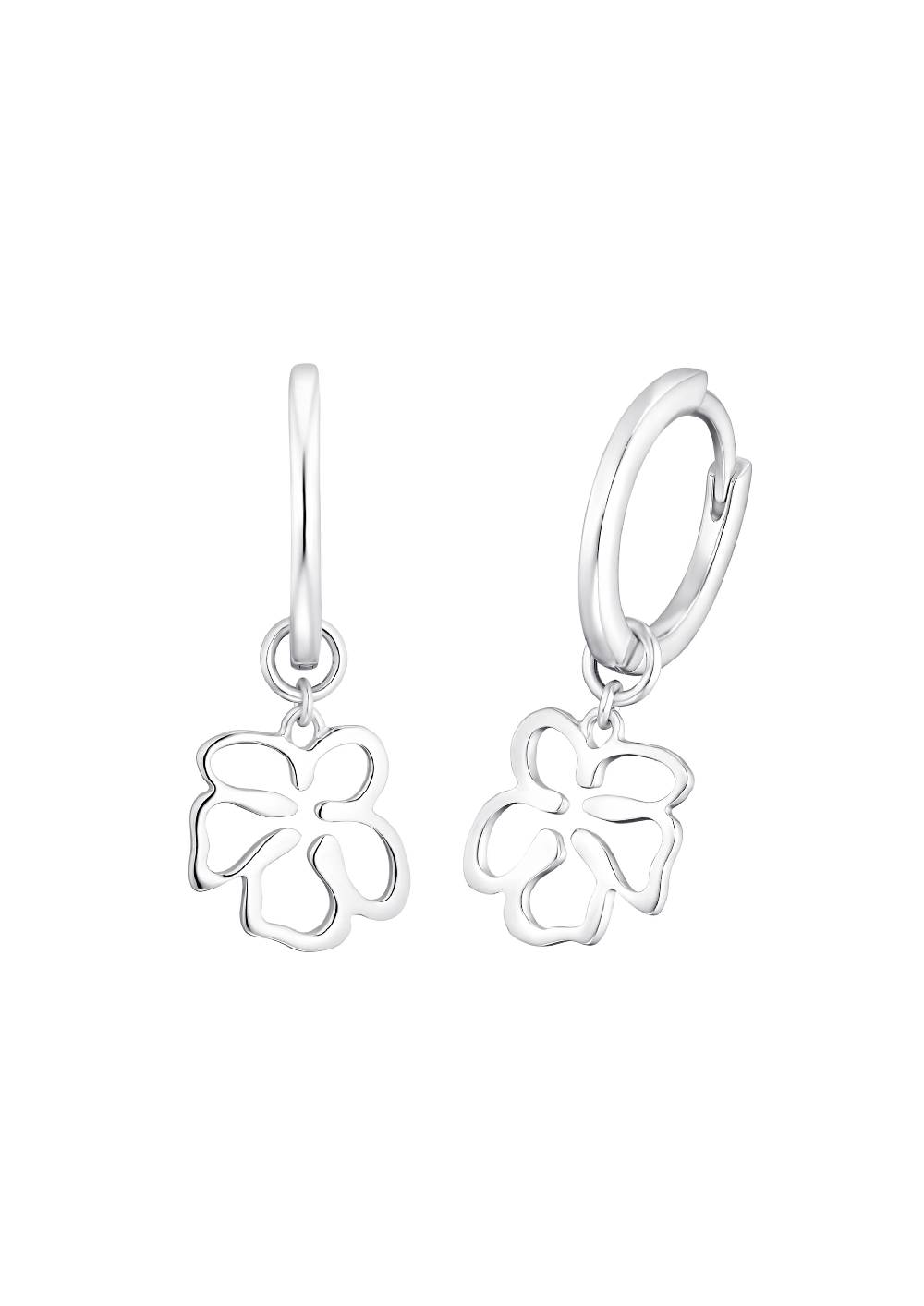 S.Oliver Silber-Creolen Blume