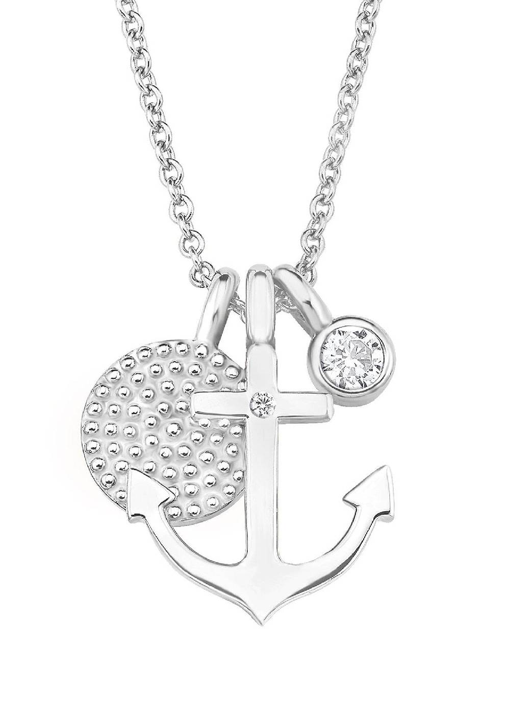 S.Oliver Silber-Halskette In Maritinem Design