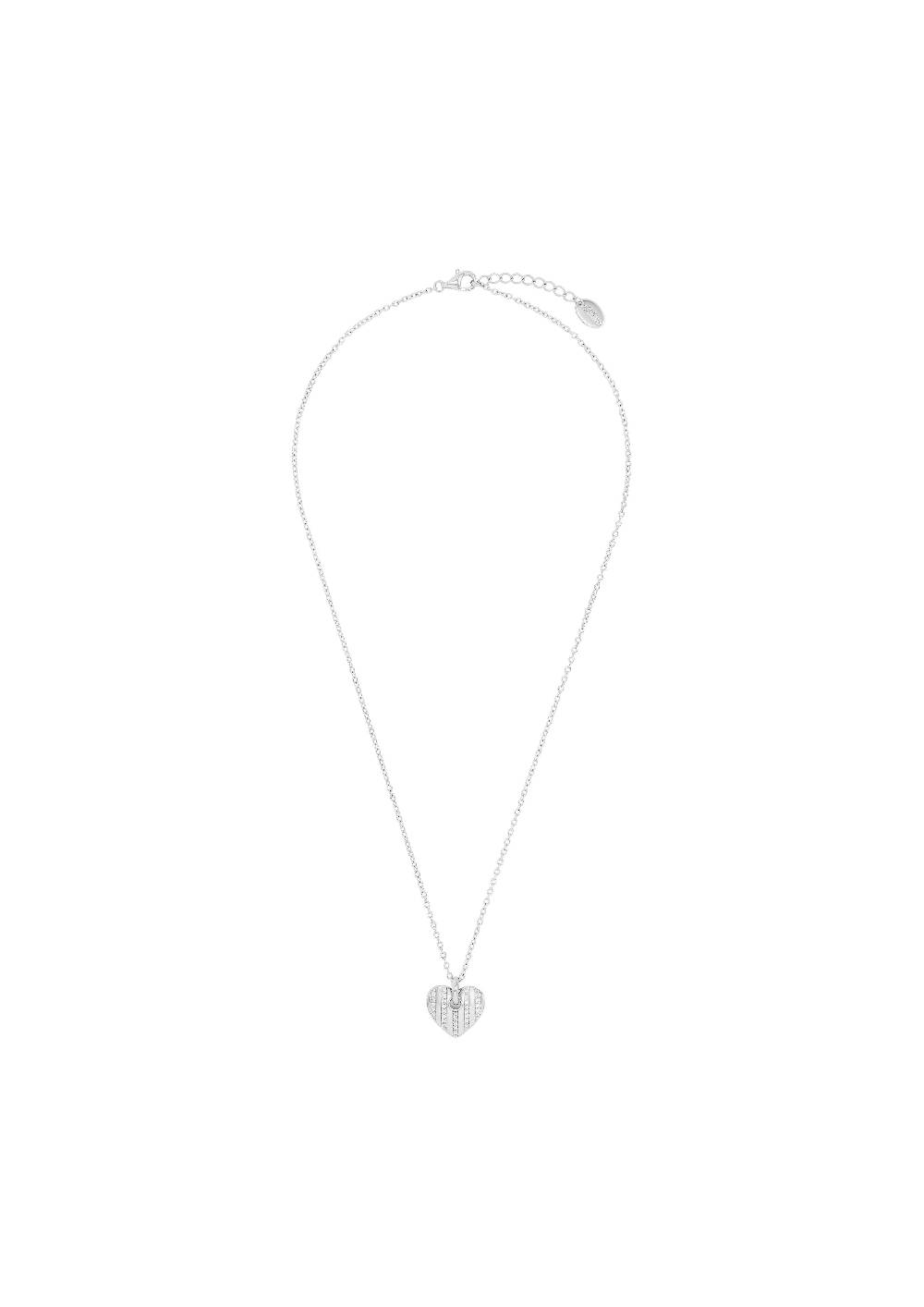 S.Oliver Silber-Halskette Mit Herz-Anhänger