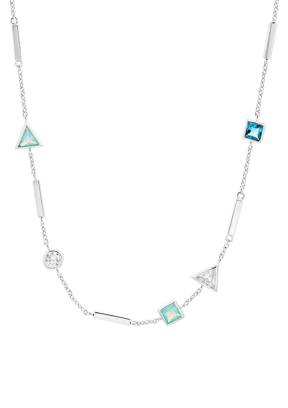 S.Oliver Silber-Halskette Zirkonia