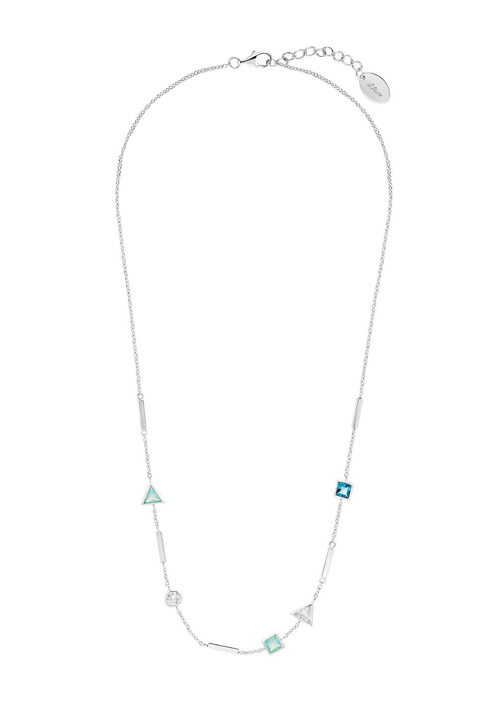 S.Oliver Silber-Halskette Zirkonia