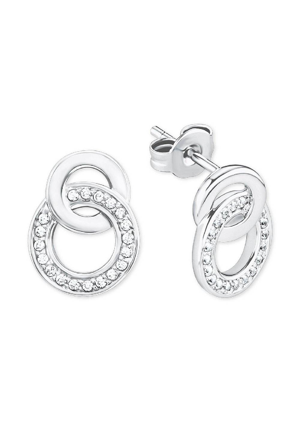 S.Oliver Silber-Ohrstecker Mit Zirkonia