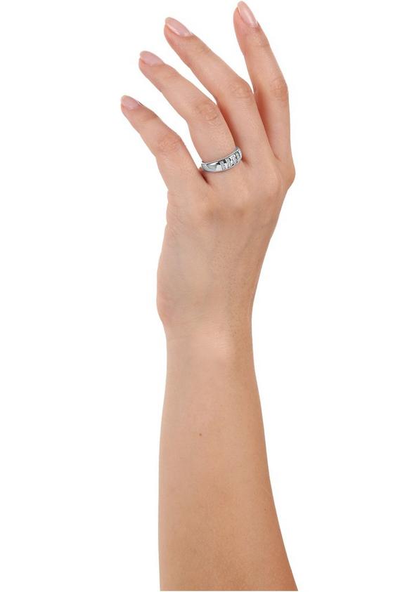 s.Oliver Silber-Ring mit Zirkonia-Steinen