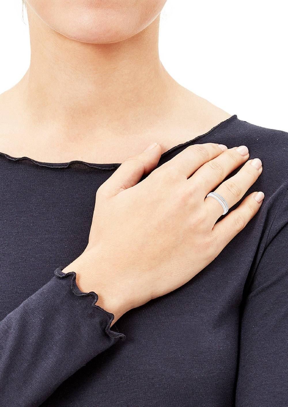 S.Oliver Silbering Mit Zirkonia