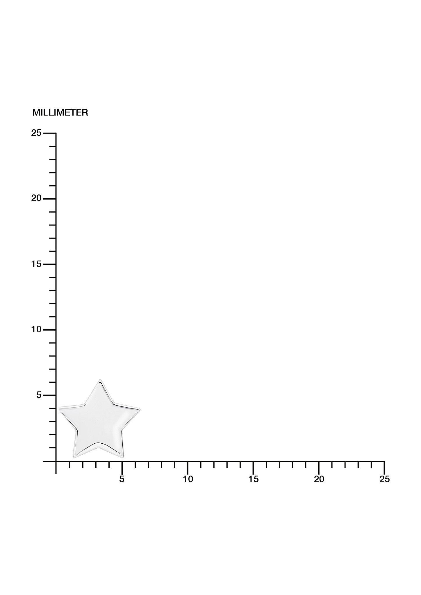 S.Oliver Silberne Motiv-Ohrstecker Stern