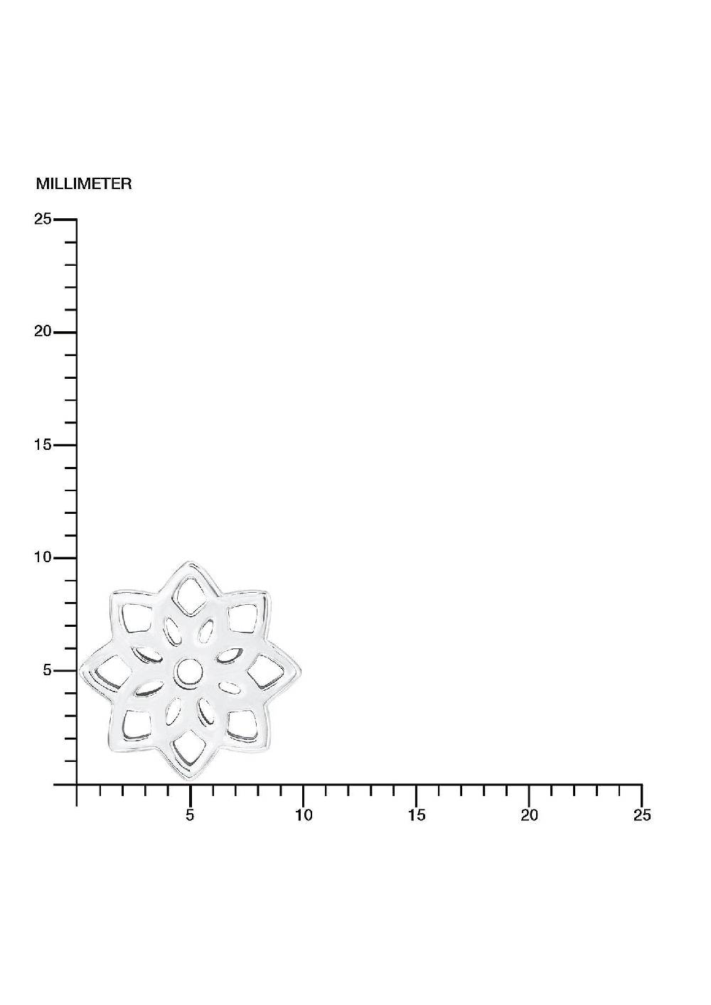 S.Oliver Silberne Ohrstecker Blume