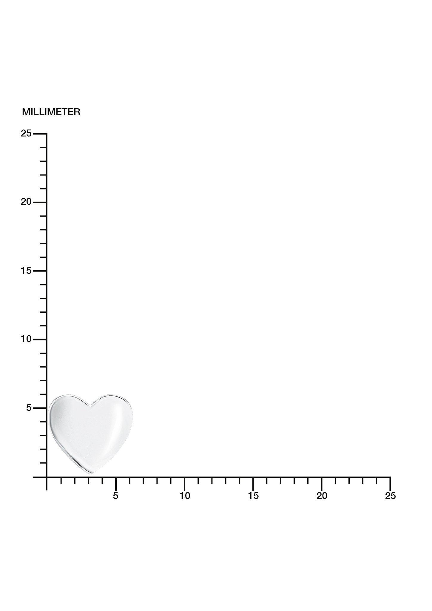 S.Oliver Silberne Ohrstecker Herz
