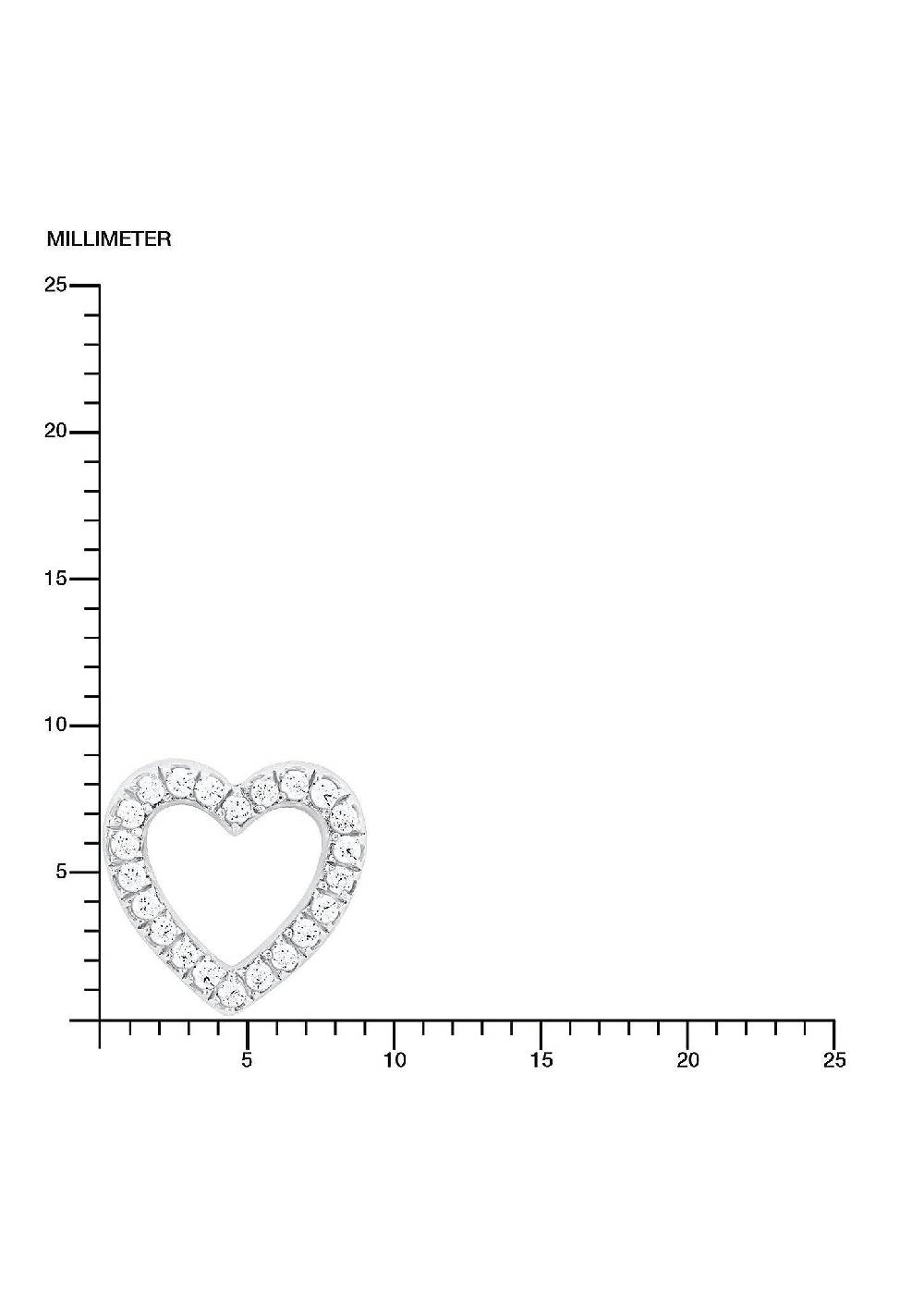 S.Oliver Silberne Ohrstecker Herz Mit Zirkonia
