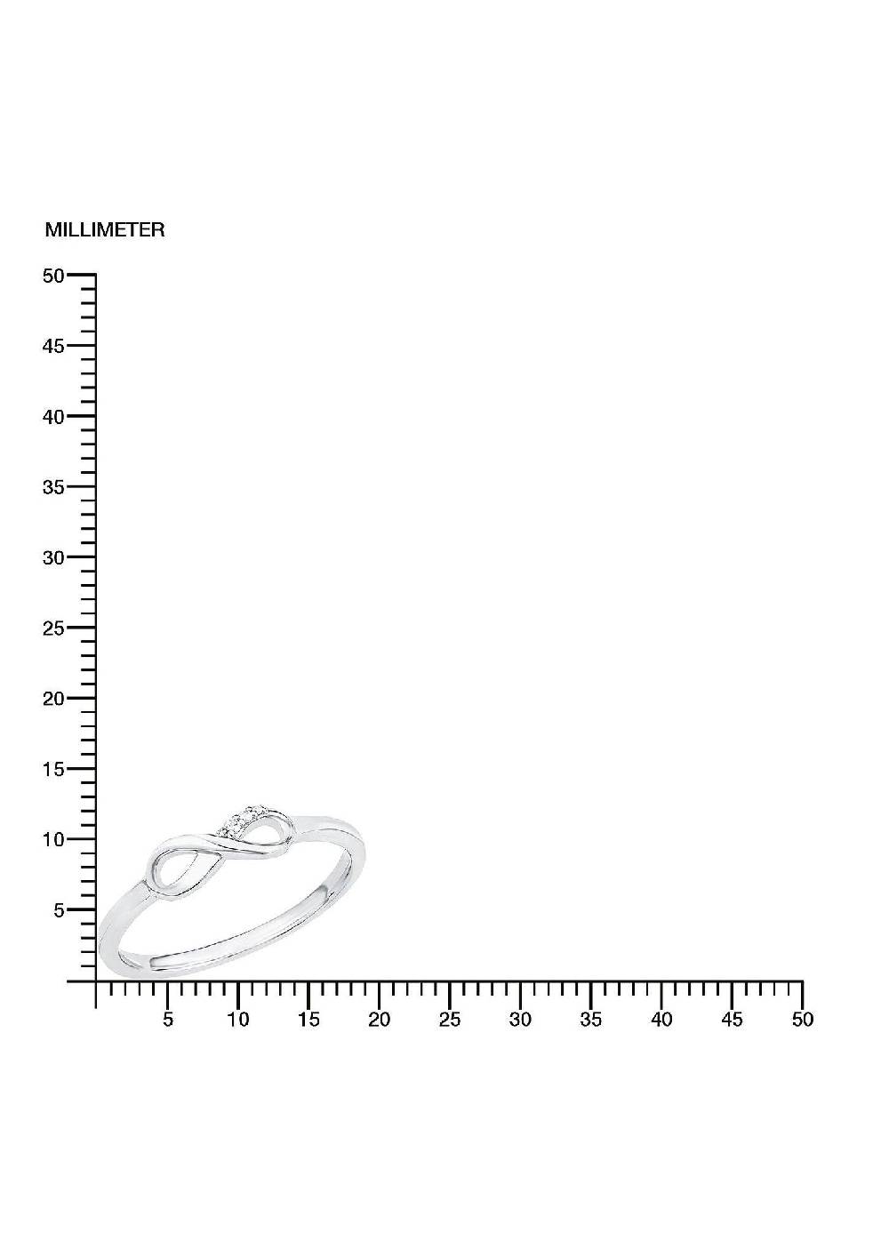 S.Oliver Silberner Ring Infinity Mit Zirkonia