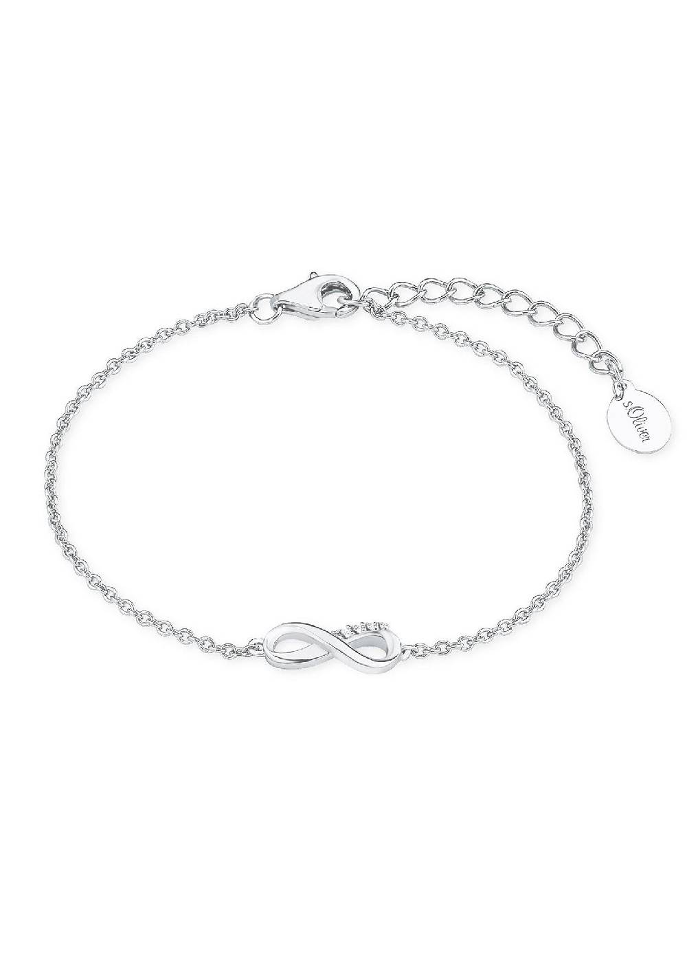 S.Oliver Silbernes Armband Mit Infinity-Motiv