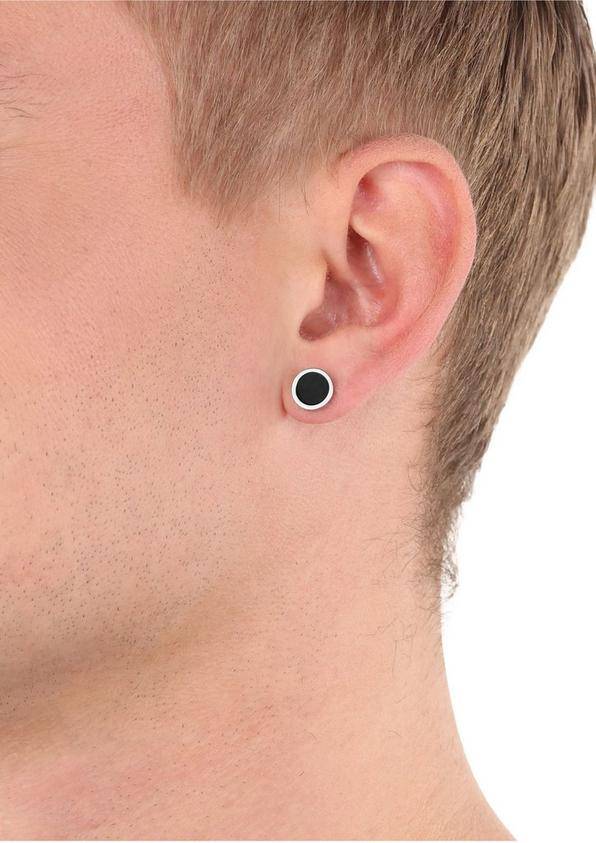 s.Oliver Single-Ohrstecker mit Achat-Stein