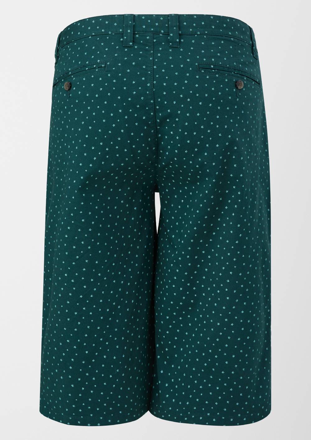 S.Oliver Slim: Bermuda Mit Allover-Print