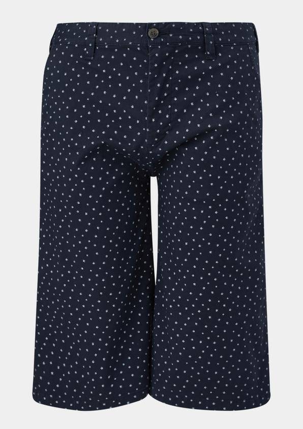 s.Oliver Slim: Bermuda mit Allover-Print