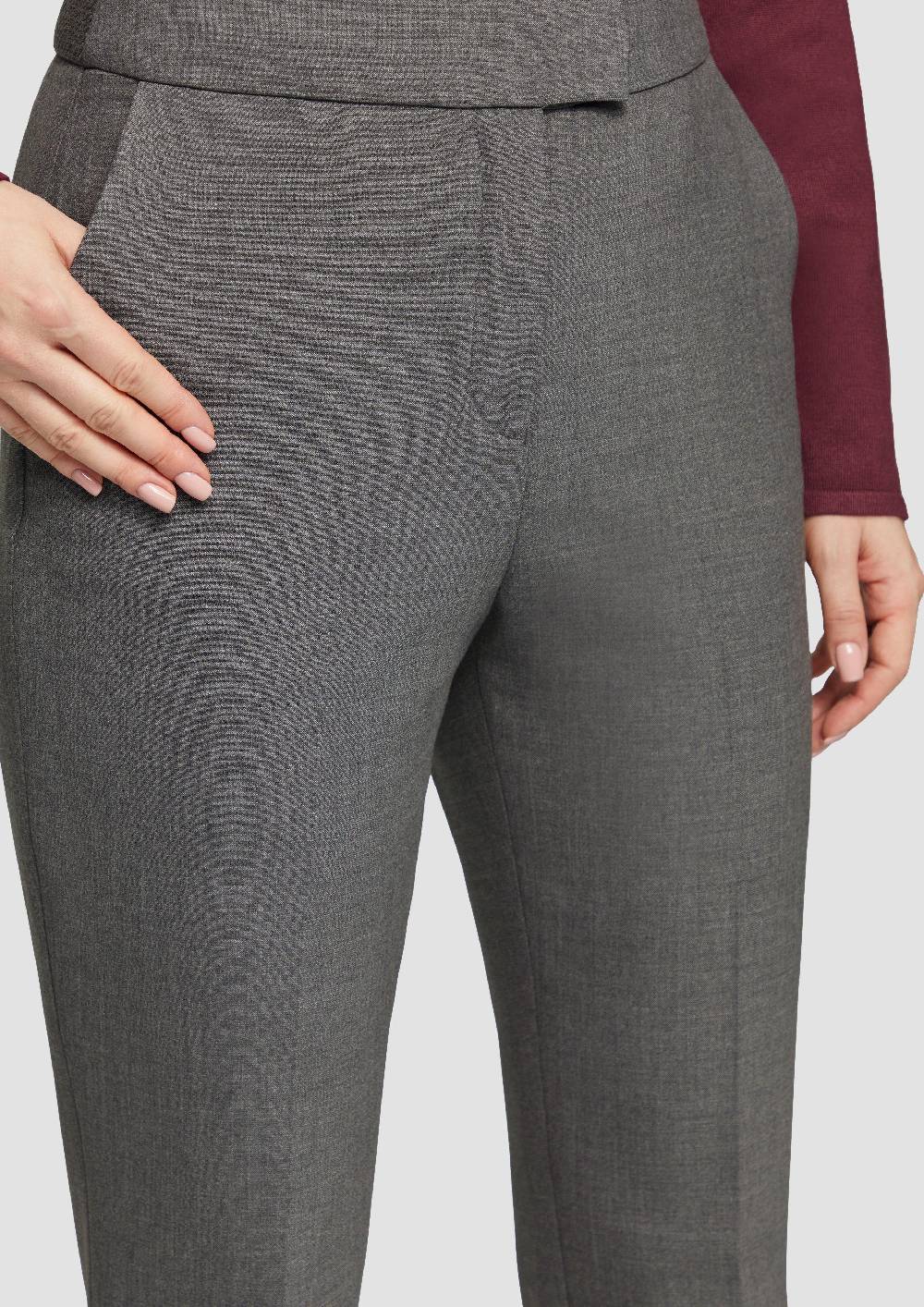 S.Oliver Slim: Cigarette Pants In Ankle-Länge