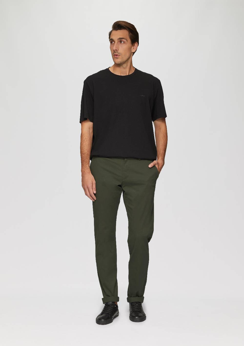S.Oliver Slim: Elastische Hose Aus Baumwollmix