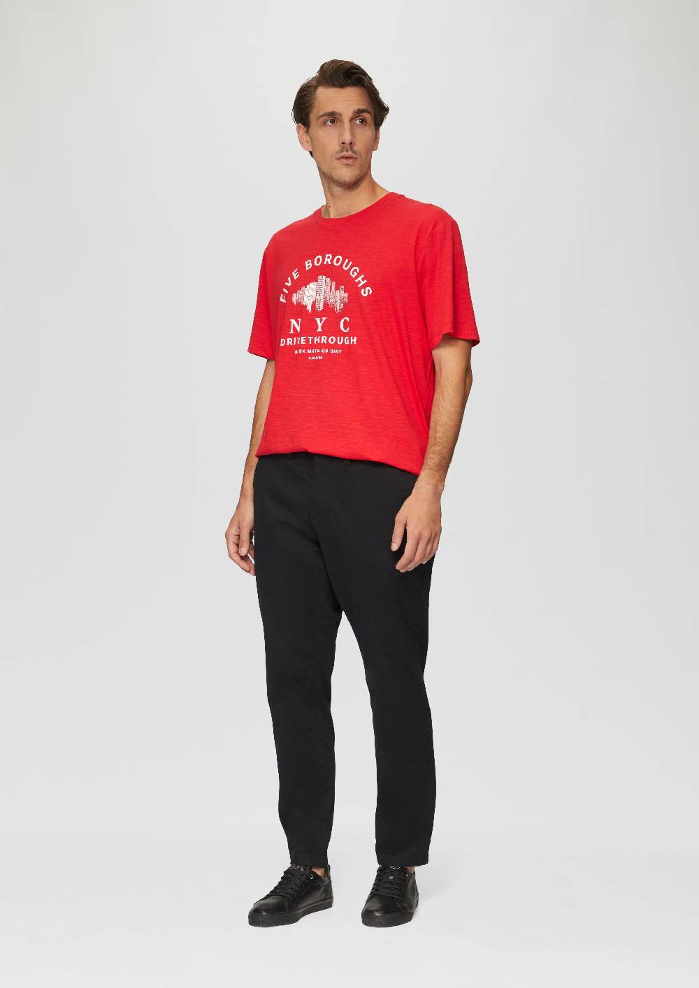 S.Oliver Slim: Elastische Hose Aus Baumwollmix