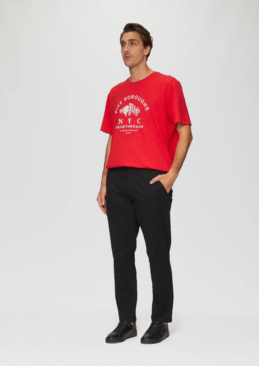 S.Oliver Slim: Elastische Hose Aus Baumwollmix