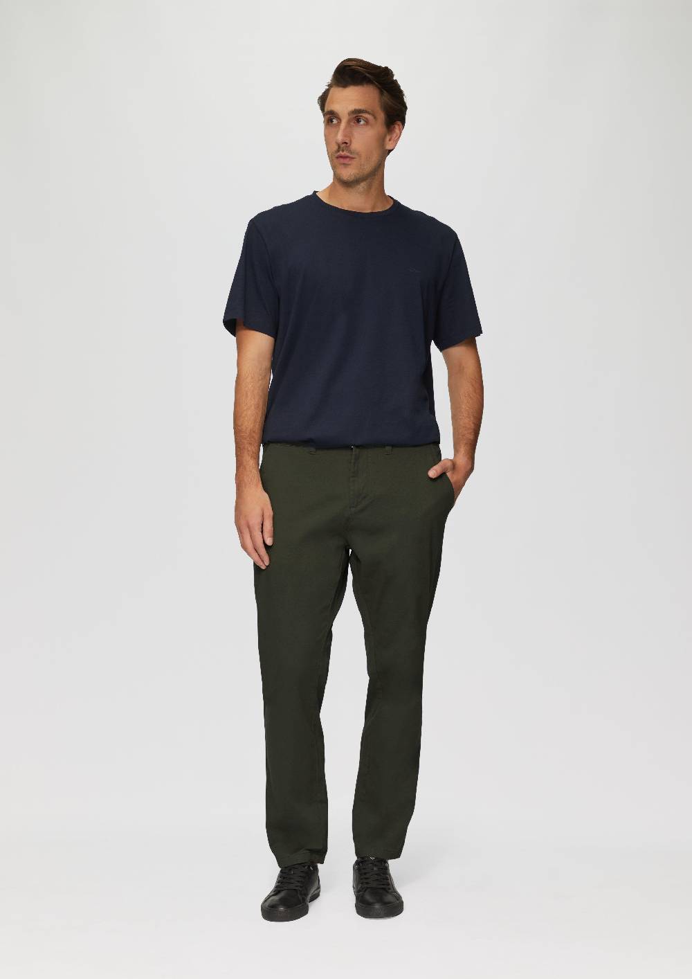 S.Oliver Slim: Elastische Hose Aus Baumwollmix