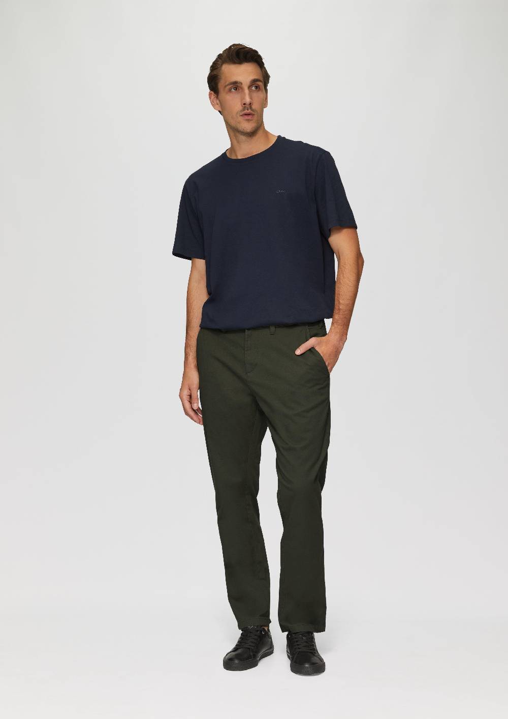 S.Oliver Slim: Elastische Hose Aus Baumwollmix