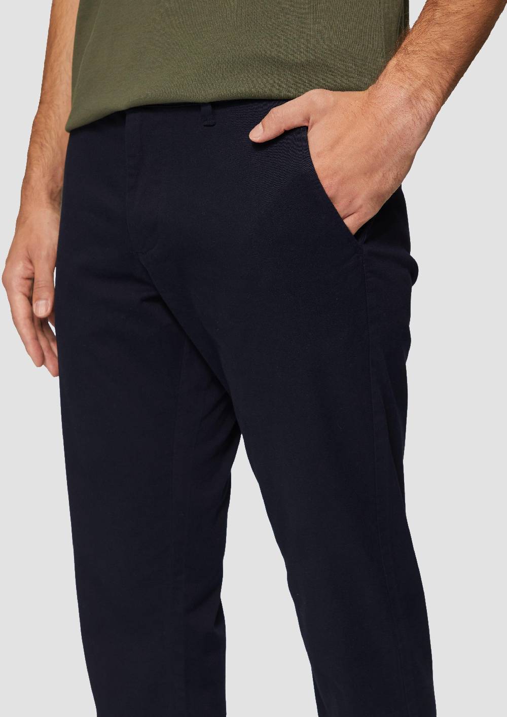 S.Oliver Slim: Elastische Hose Aus Baumwollmix