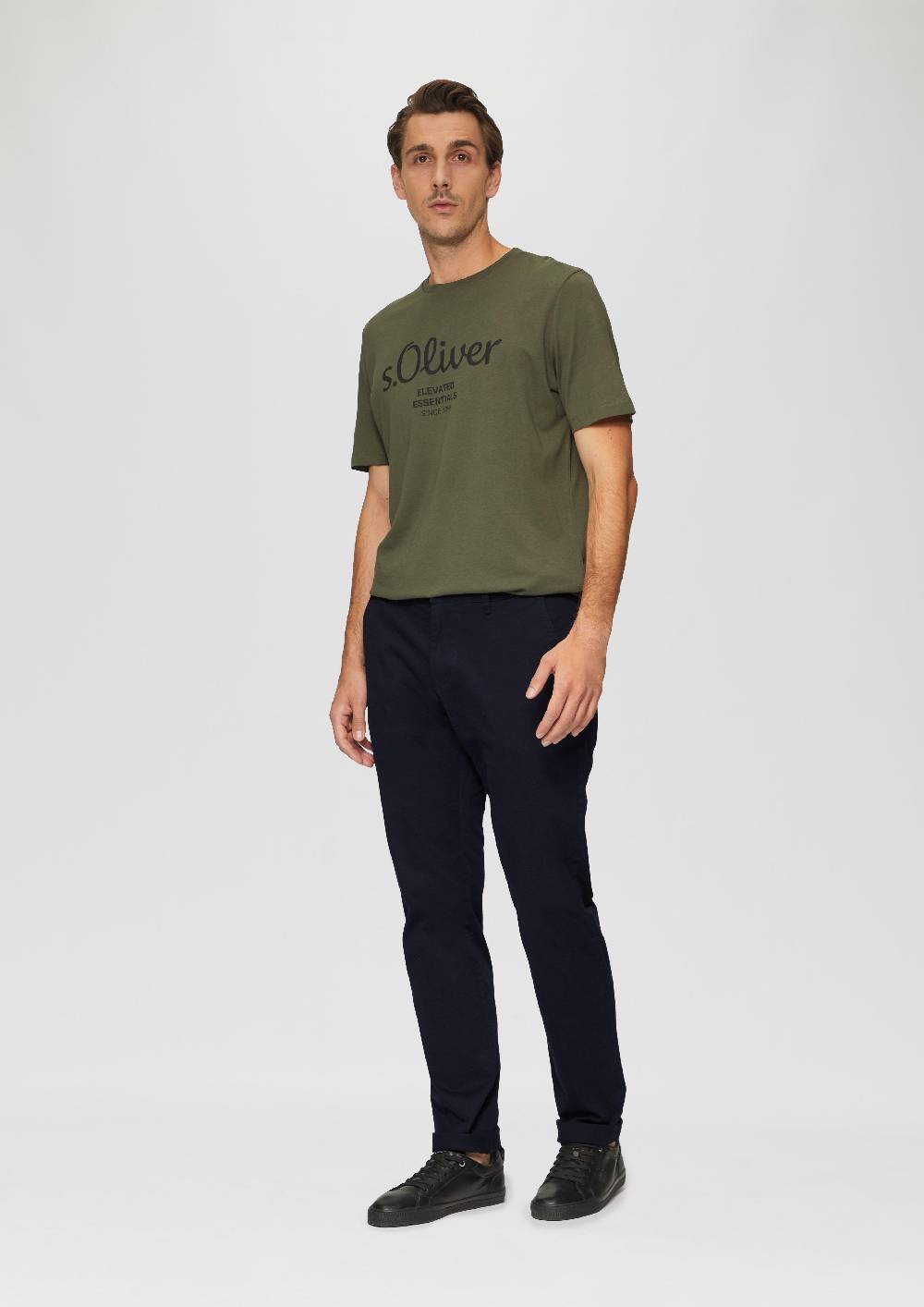 S.Oliver Slim: Elastische Hose Aus Baumwollmix